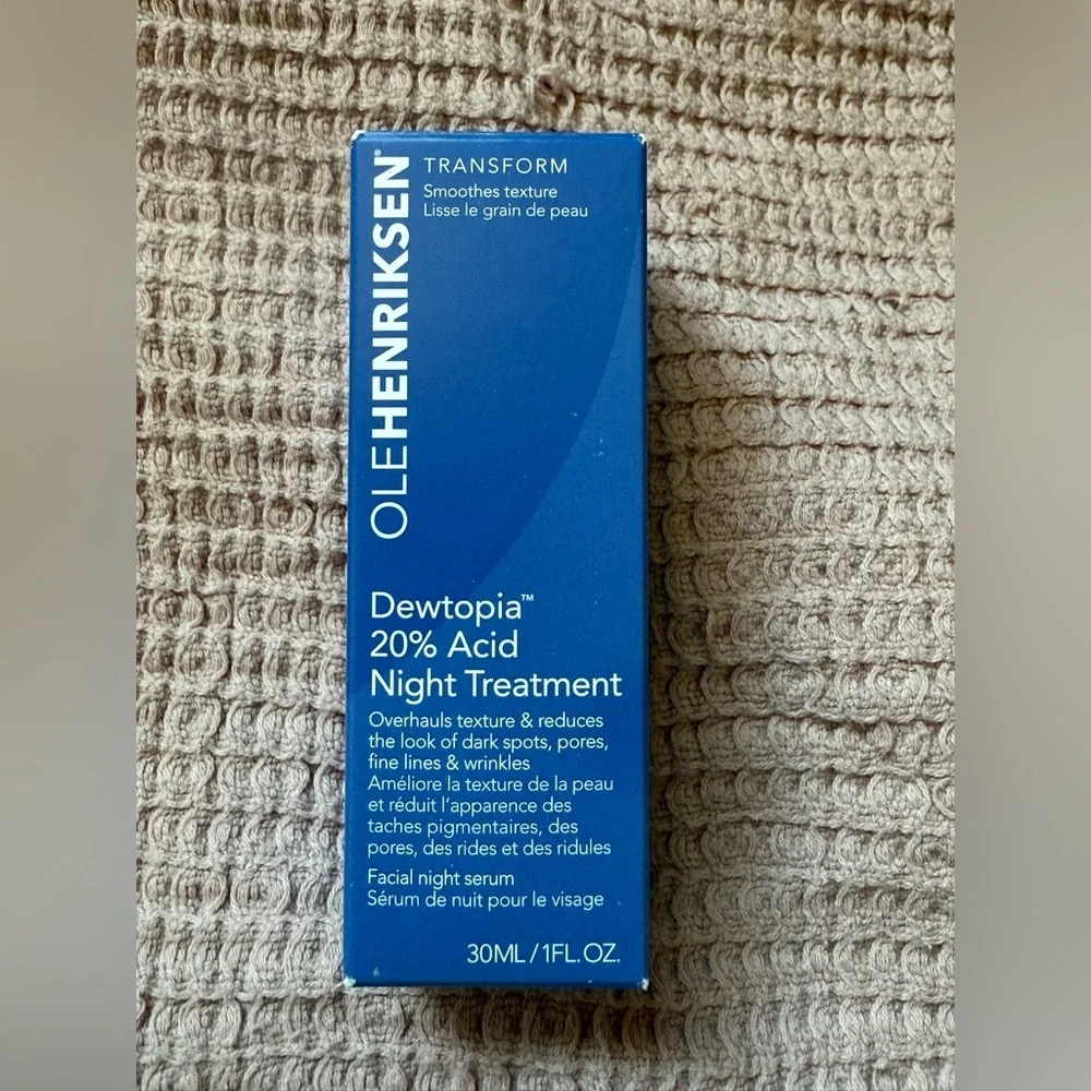 NIB OLEHENRIKSEN Dewtopia 20% Acid Night Treatment. Full size - Retail $60